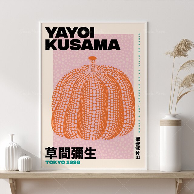 Yayoi Kusama Pumpkin Art Print